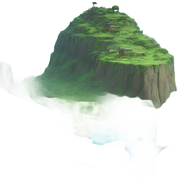 studio ghibli landscape emoji