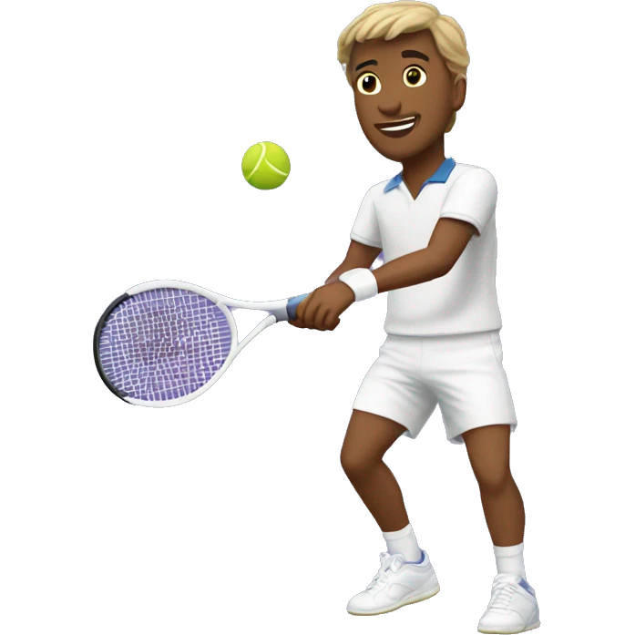 wimbledon dancing tennis player male  emoji
