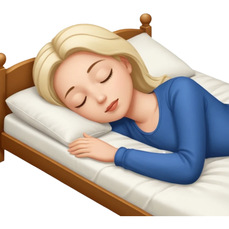 woman sleeptesting emoji