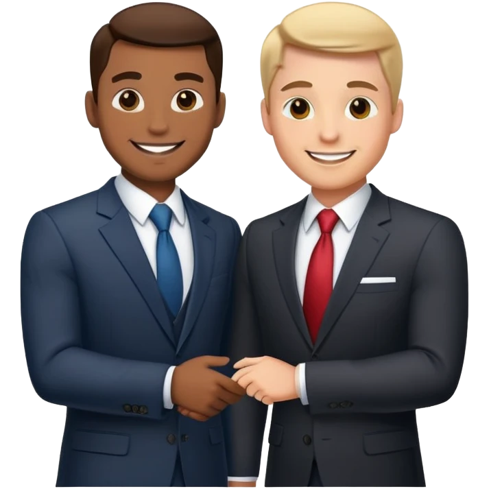business client meeting with professional emoji