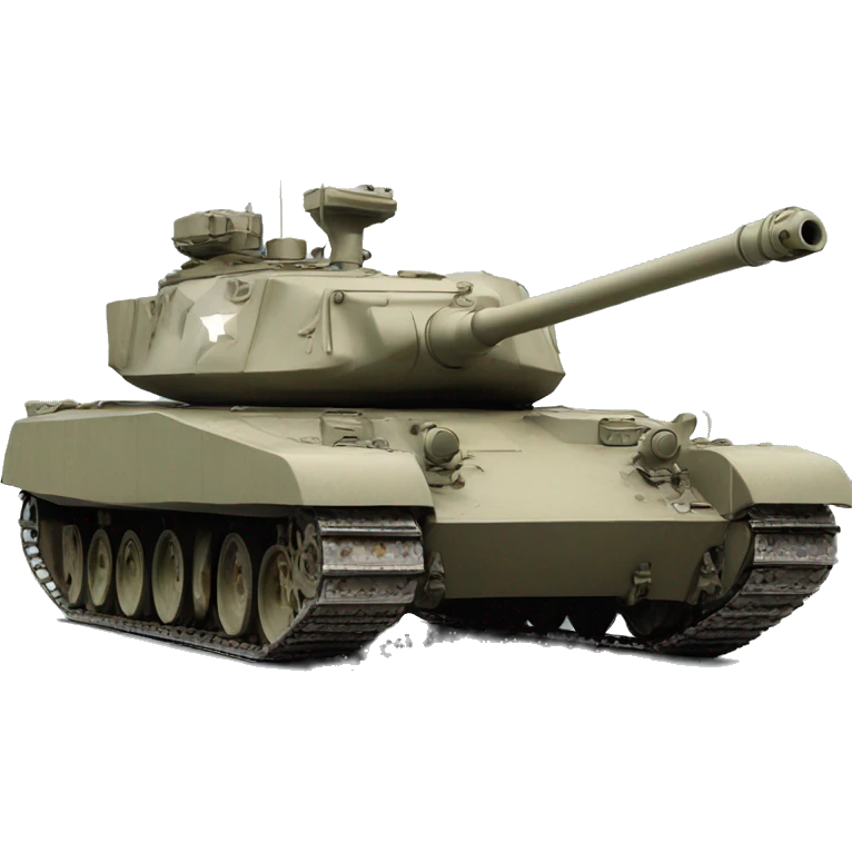 photorealistic us tank 1980s emoji