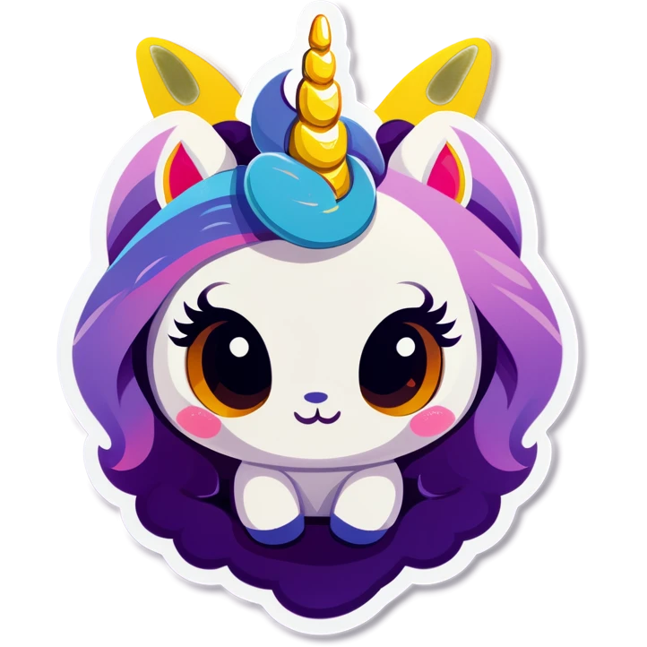 Unicornio de popo emoji