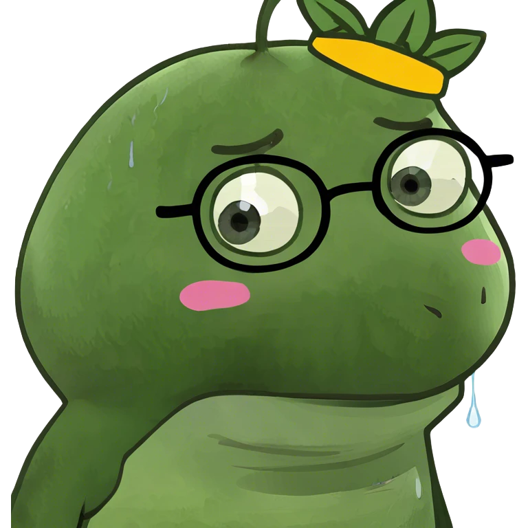 Strawberry crying emoji