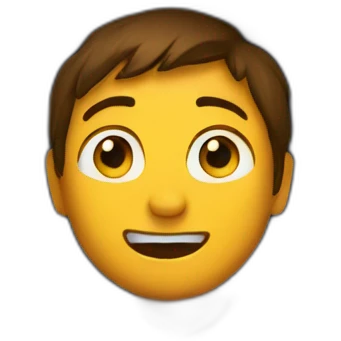face looks out of the cave. emoji