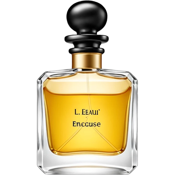 can you create a perfume bottle "L'eau de L'Excuse" emoji