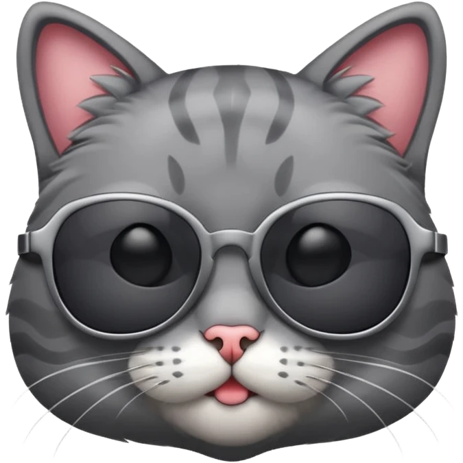 Cat wearing sunglasses emoji