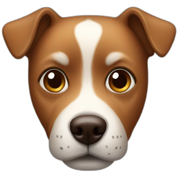 small brown dog face emoji