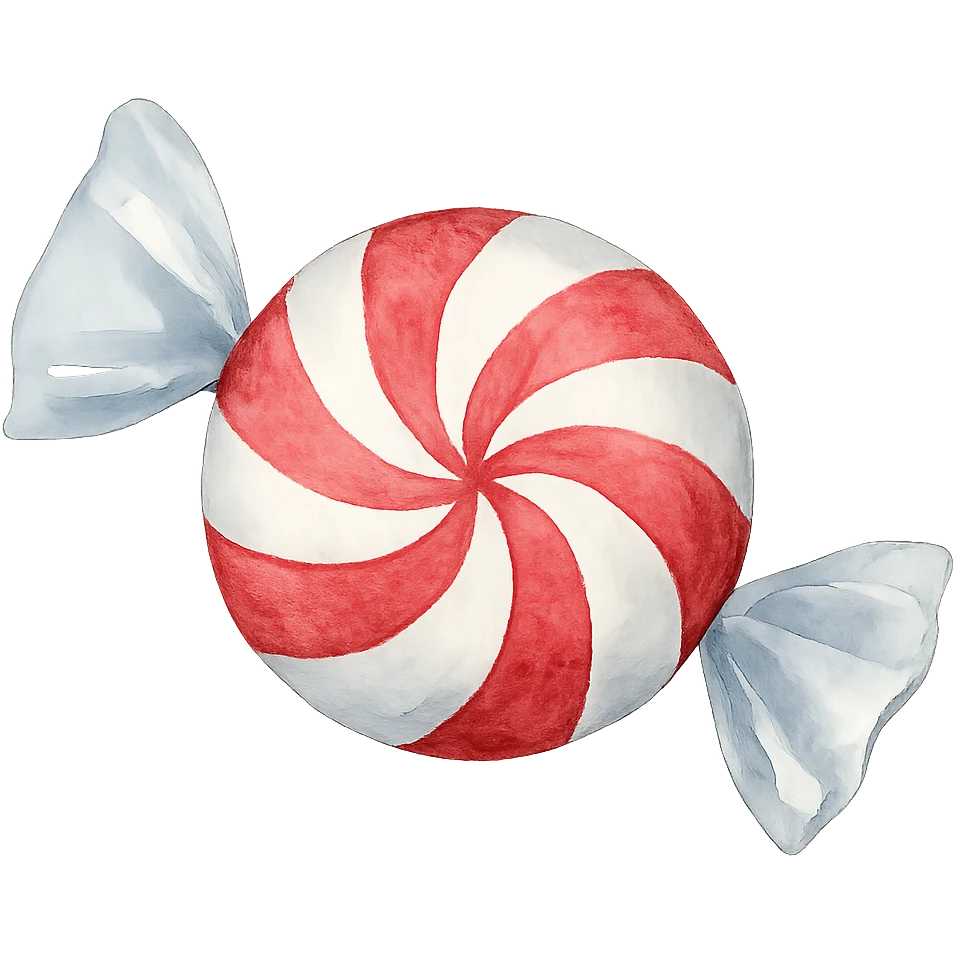 winter candy, remove background emoji