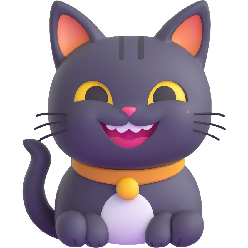 cat smiling emoji