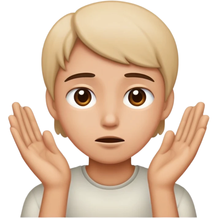 Asking for a favour emoji