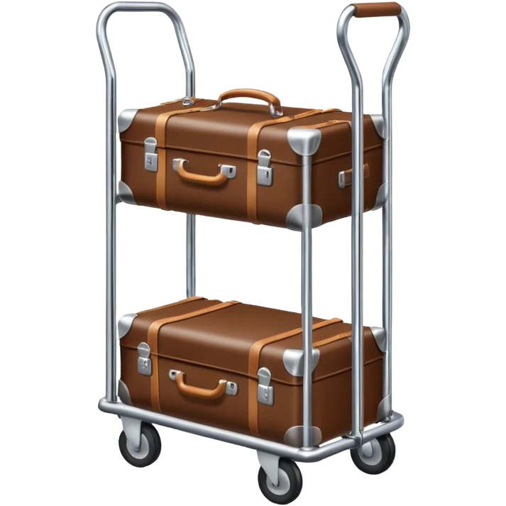 Hotel Luggage Trolley emoji