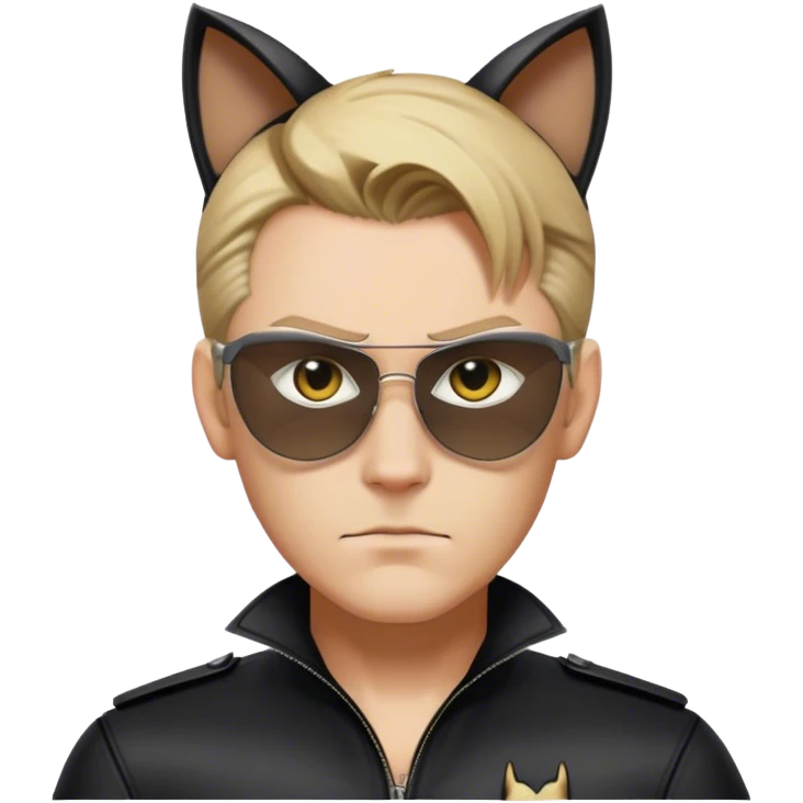 albert wesker cat ears 7 minutes emoji