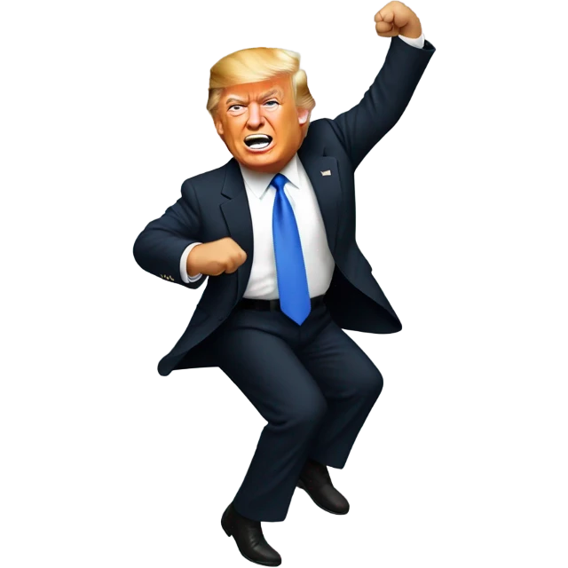 Trump dancing emoji