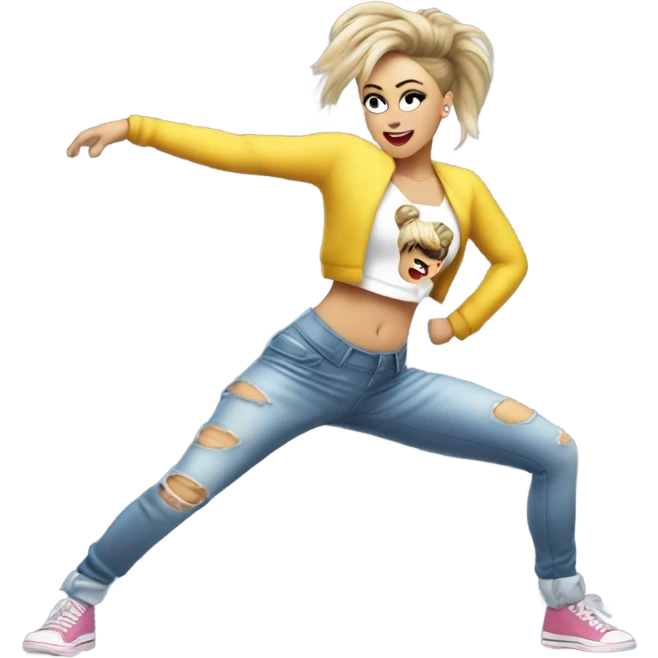 Miley Cyrus twerking emoji