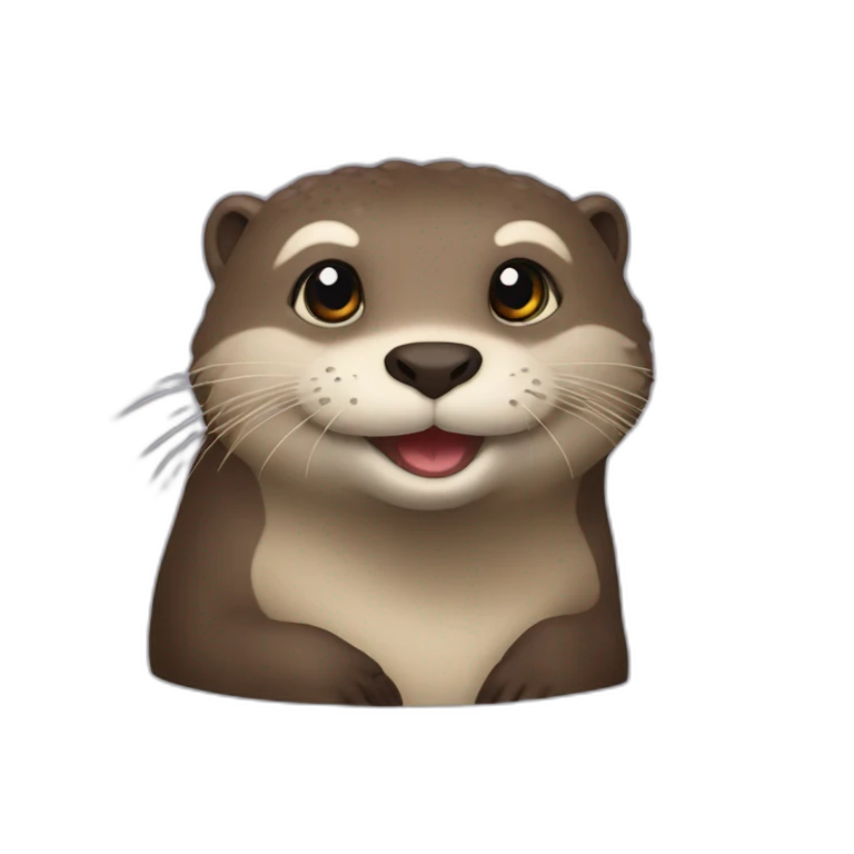 loutre sur tortu emoji