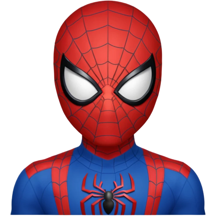 Homem aranha bravo rosto emoji
