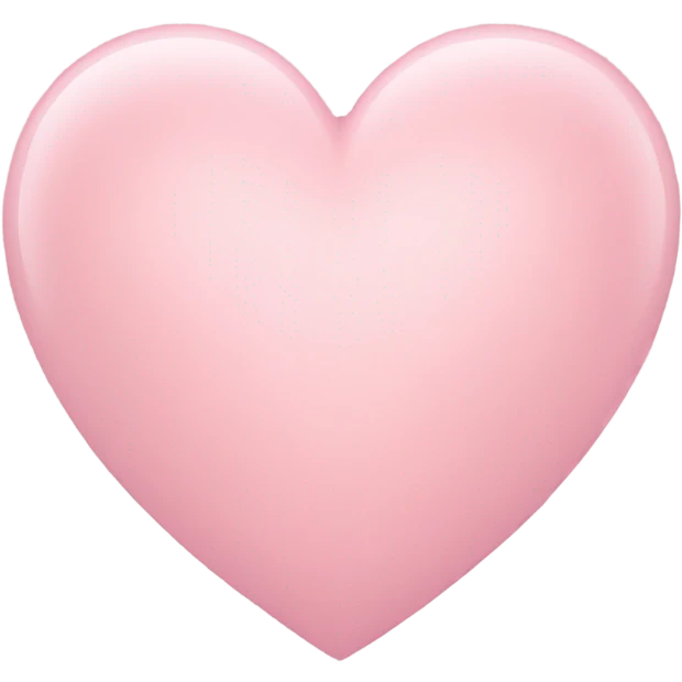 Baby pink heart emoji