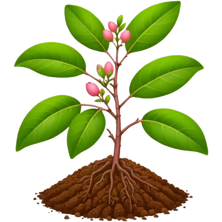 guava plant with ground emoji
