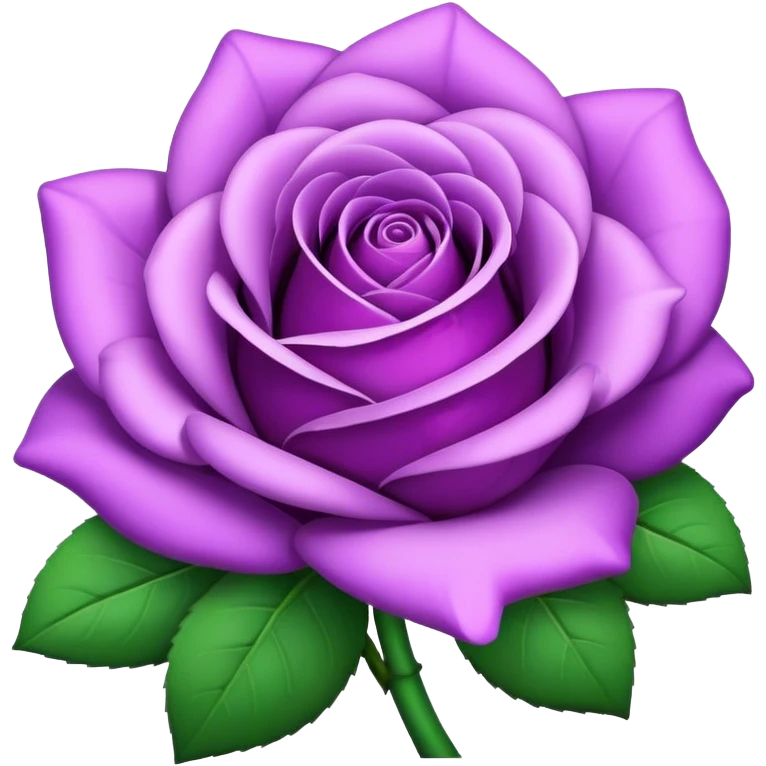 Une rose violette  emoji