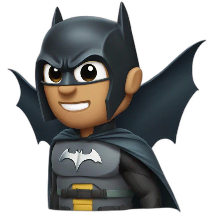 Batmans abrazando a robinhood emoji