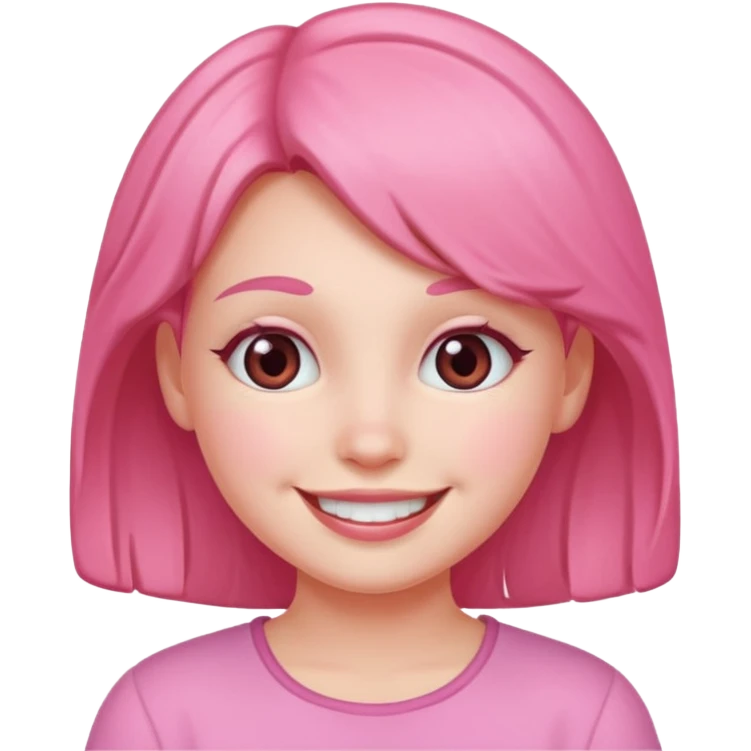 Pink girl emoji