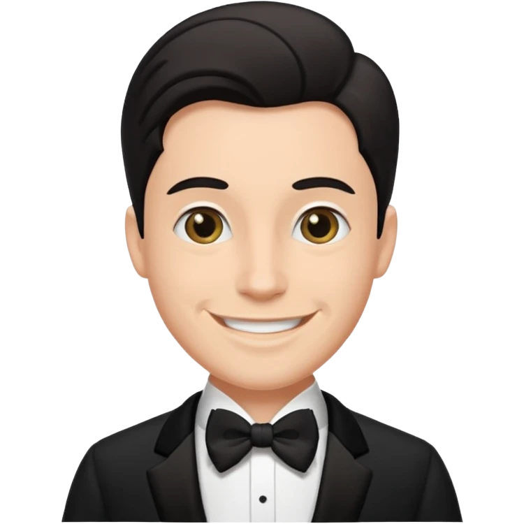 Wedding man face emoji