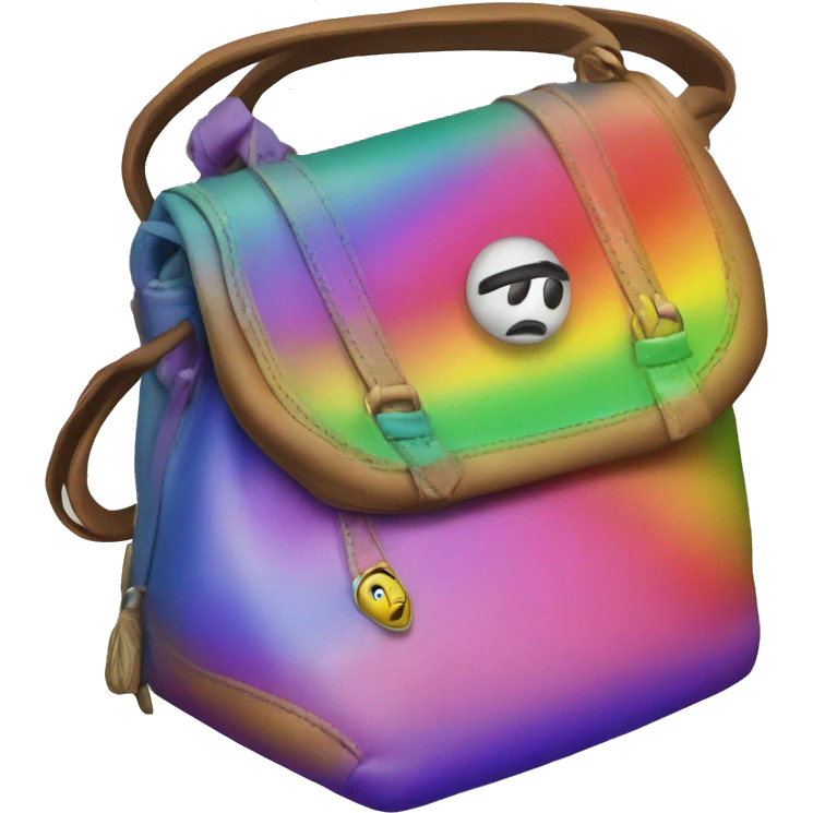 kurt gieger purse (the rainbow one) emoji