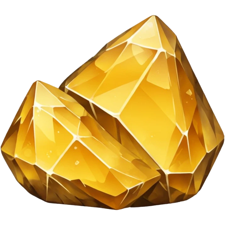 Salt rock a yellowish color emoji
