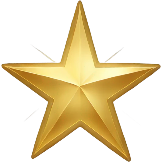 Bethlehem star gold  emoji