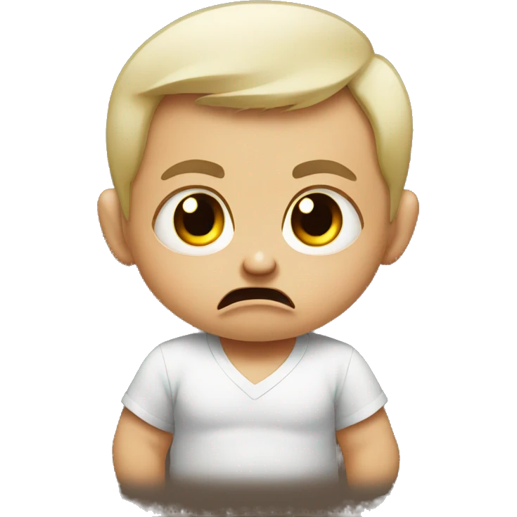 Baby angry emoji