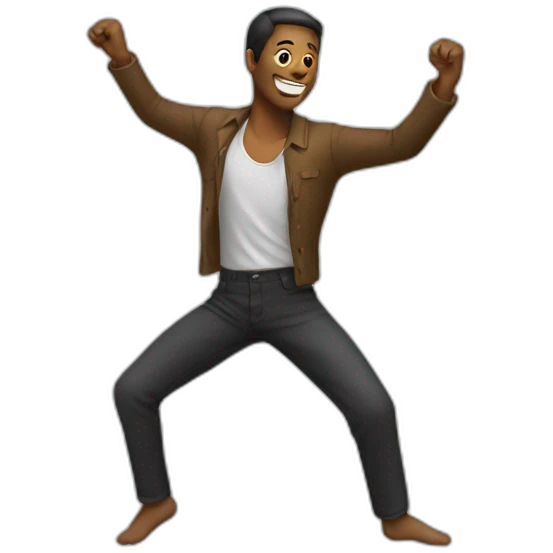 Dancing man emoji