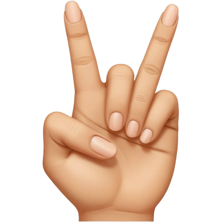 emodji de mains réaliste faisait doigt d’honneur emoji