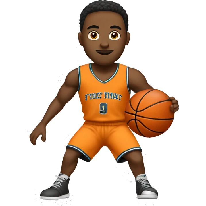 Me playing basketball  emoji