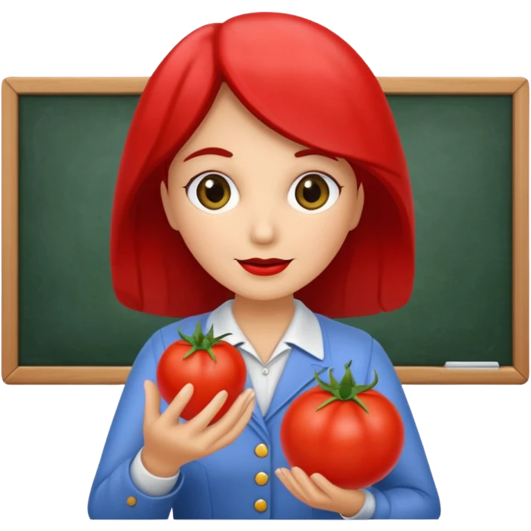 Mrs. Thursday classroom with tomatoes emoji
