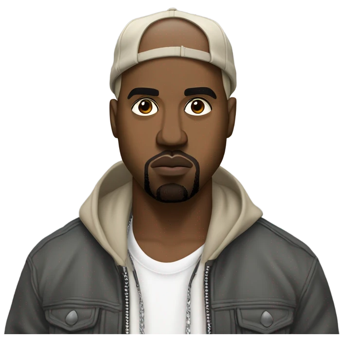 Rapper kanye west emoji