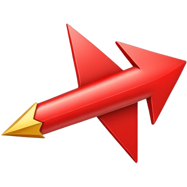 AnA red arrow facing downwards emoji