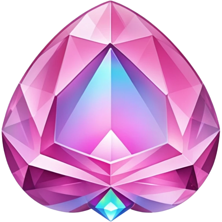 glitter cristal rosa shock emoji