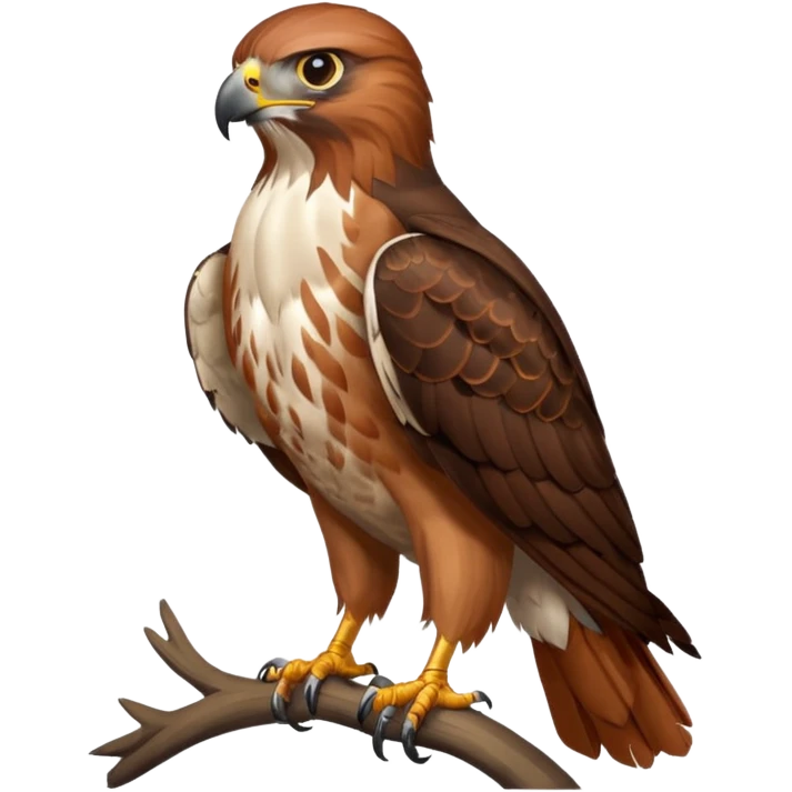 Red tailed hawk emoji