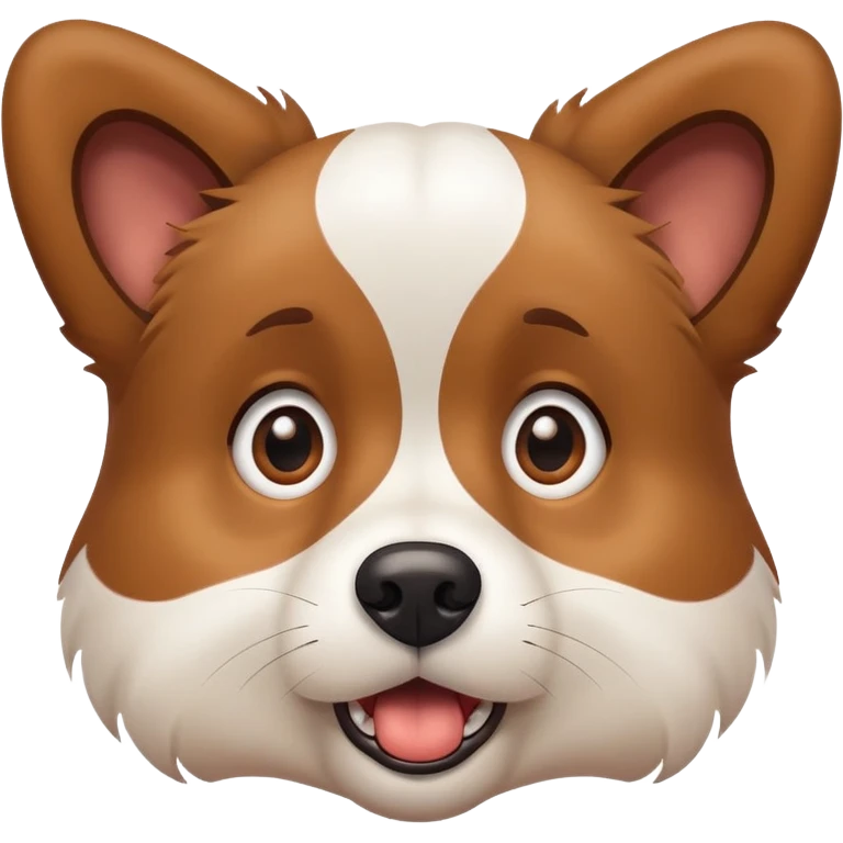 Shocked dog emoji