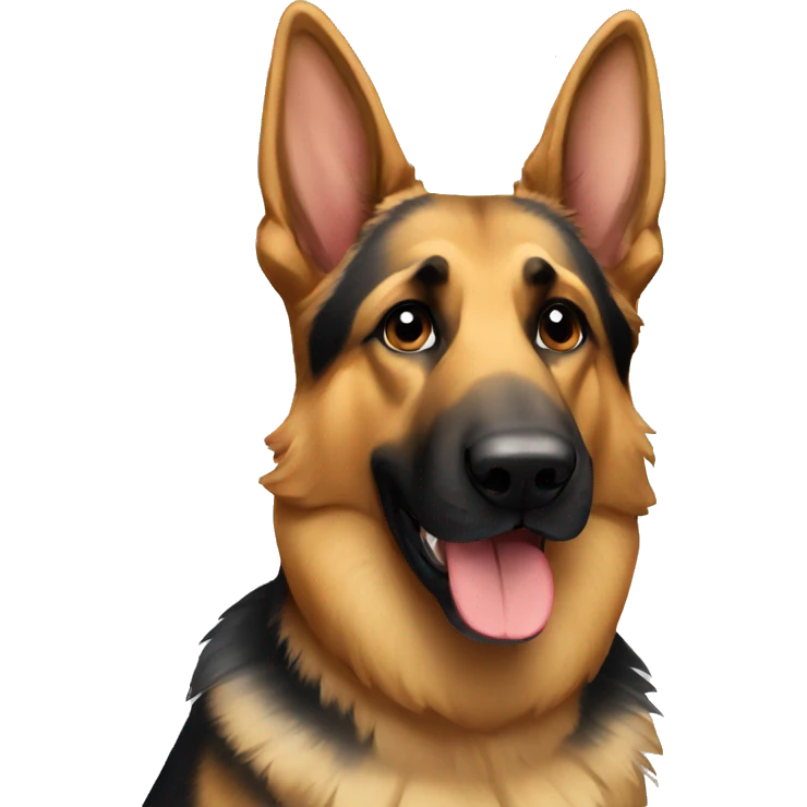 German shepherd emoji