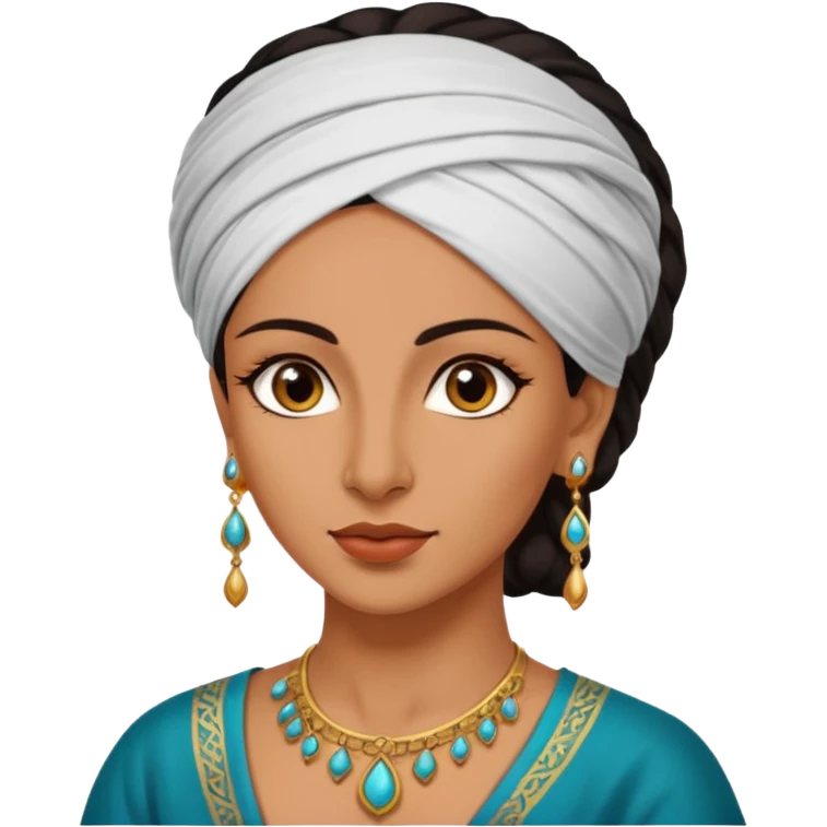 ancient persian woman with earrring emoji