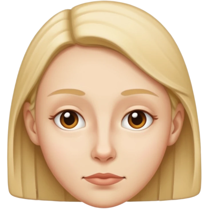 someone with skinny cheeckbones emoji