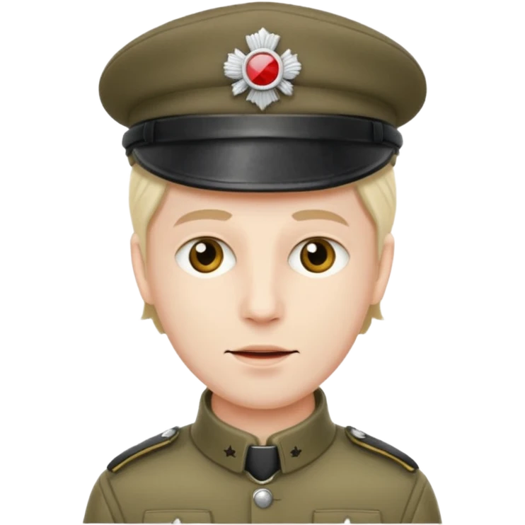 Schutzstaffel with his hat  emoji