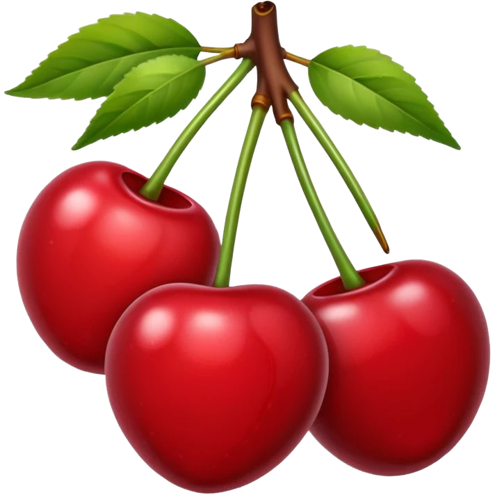 stiker de accesorios guindas  emoji