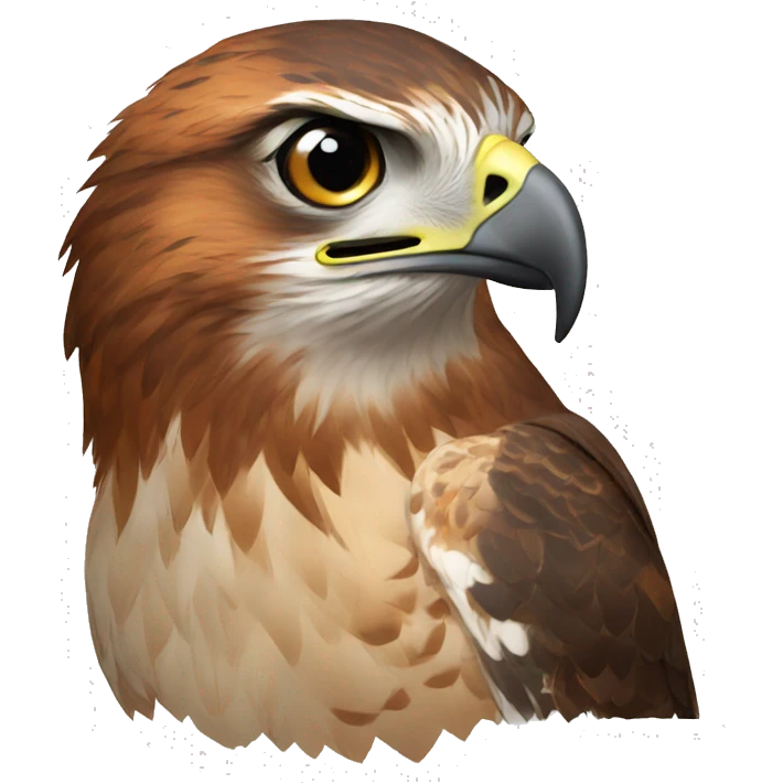 Red tailed hawk emoji