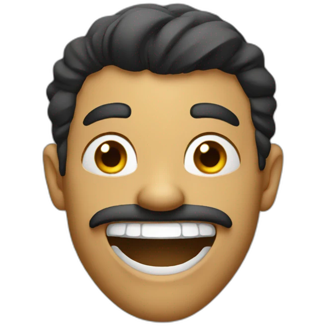 Sarcastic laughter  emoji