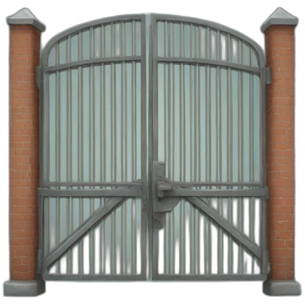 railroad gate emoji