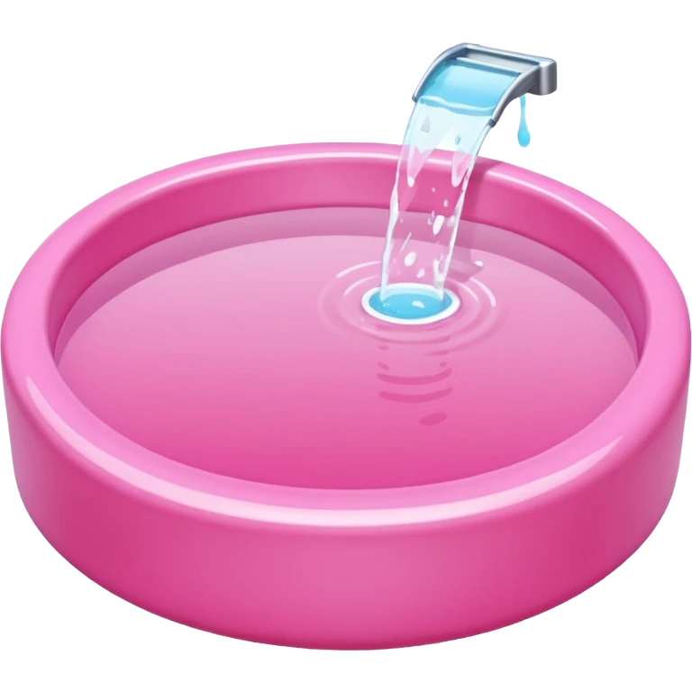 Pink pool emoji