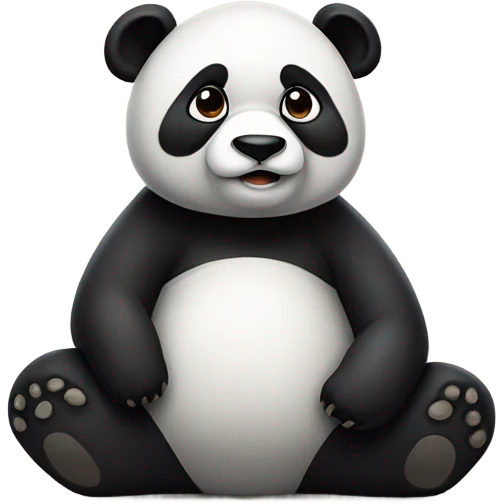 Whiny panda emoji
