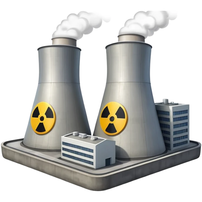 realistic nuclear power plant emoji